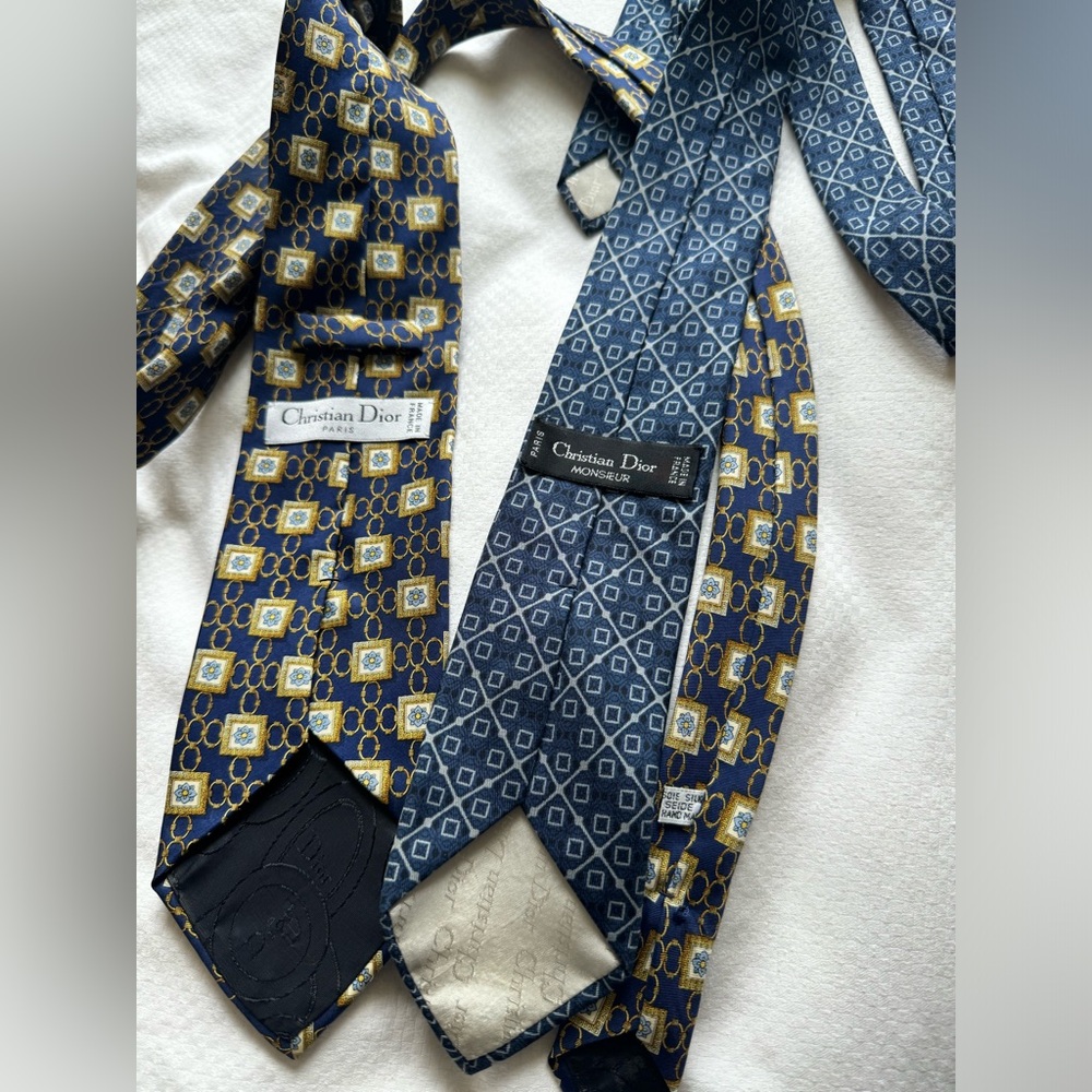 2 Mens Ties ( Christian Dior) - Picture 11 of 15